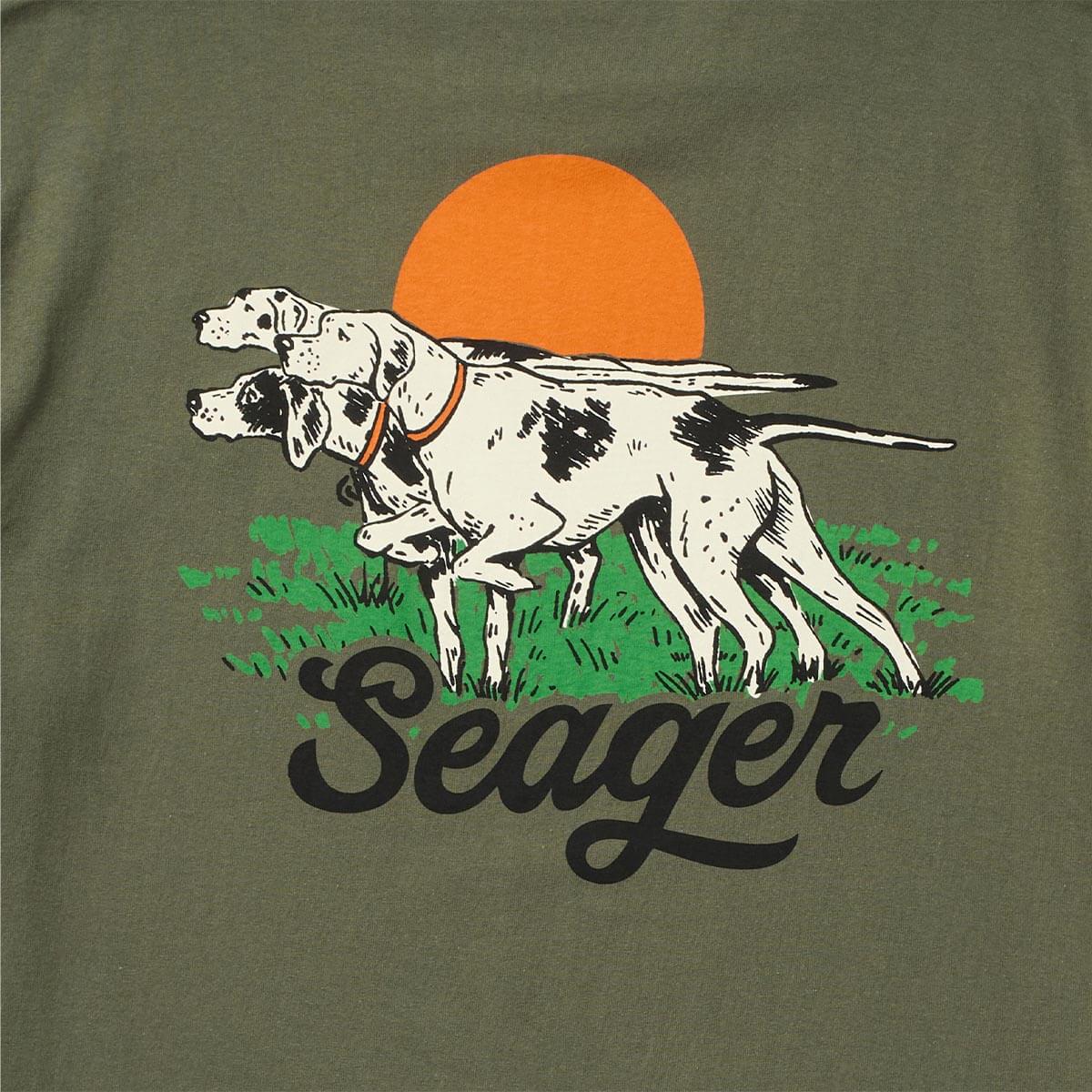 Seager M SS Pointer Tee SURPLUS GREEN