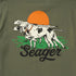 Seager M SS Pointer Tee SURPLUS GREEN