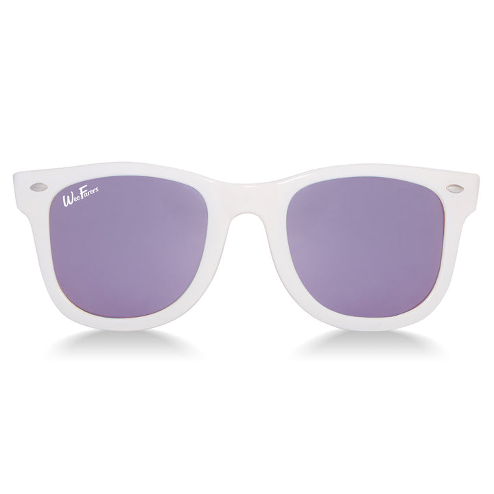 WeeFarers Polarized Sunglasses WHITE/PURPLE
