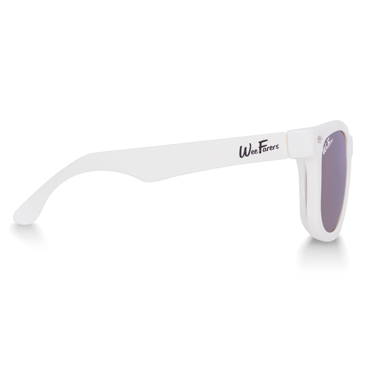WeeFarers Polarized Sunglasses WHITE/PURPLE