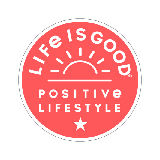 Life is Good 4" Sticker POSITIVE RISING SUN