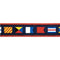 Preston Dog Collar A-Z Code Flags NAVY