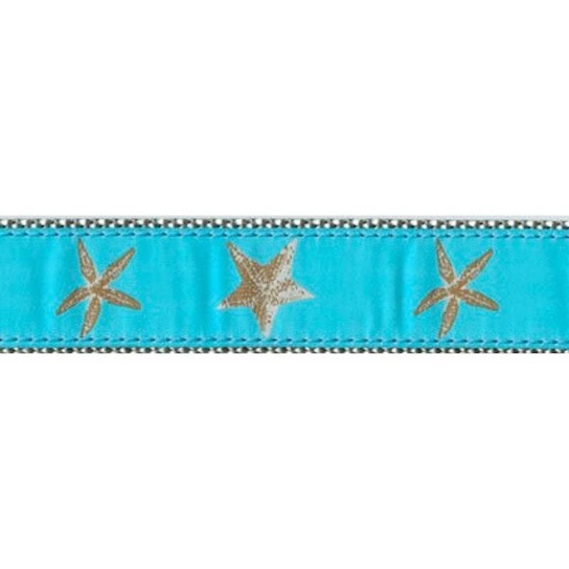 Preston Dog Collar Starfish AQUA