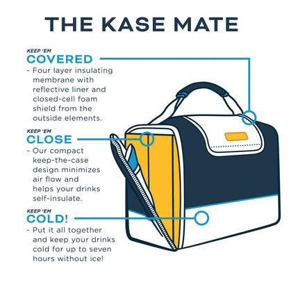 Kanga Cooler Kase Mate 12 Pack WOODY