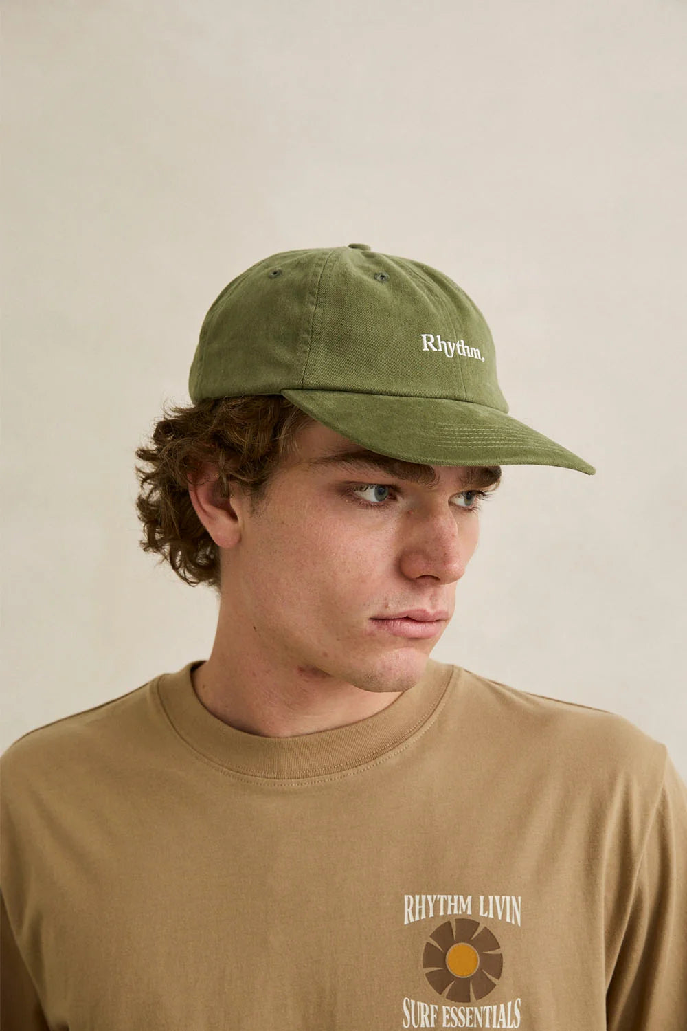 Rhythm Essential Brushed Twill Cap DILL