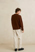 Rhythm M Jackson Knit Sweater CHESTNUT