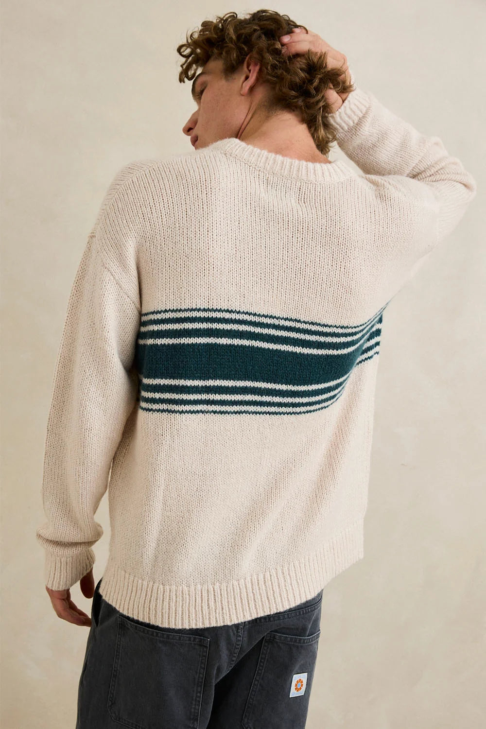 Rhythm M Strata Knit Sweater NATURAL