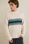 Rhythm M Strata Knit Sweater NATURAL