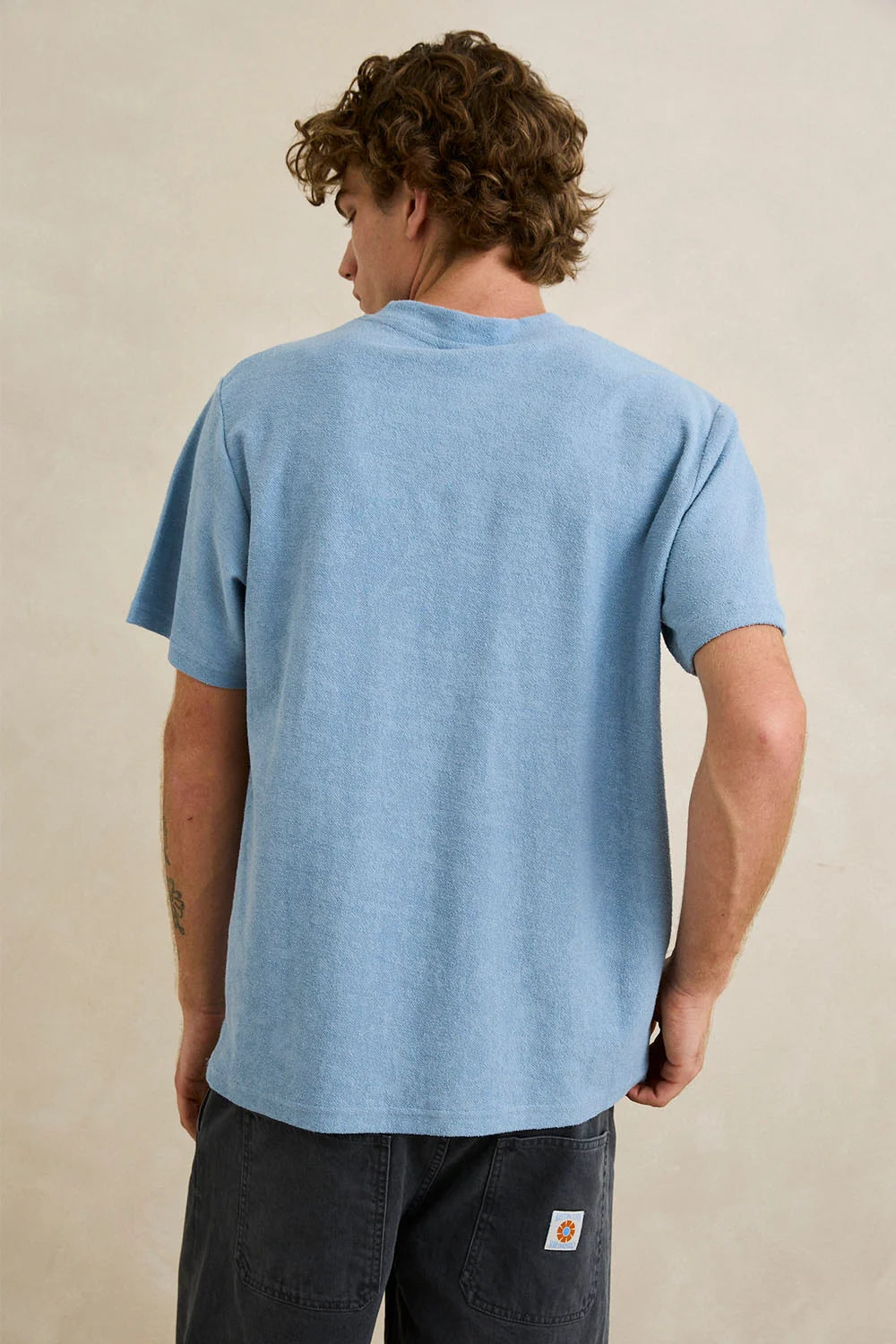 Rhythm M SS Vintage Terry Tee SLATE