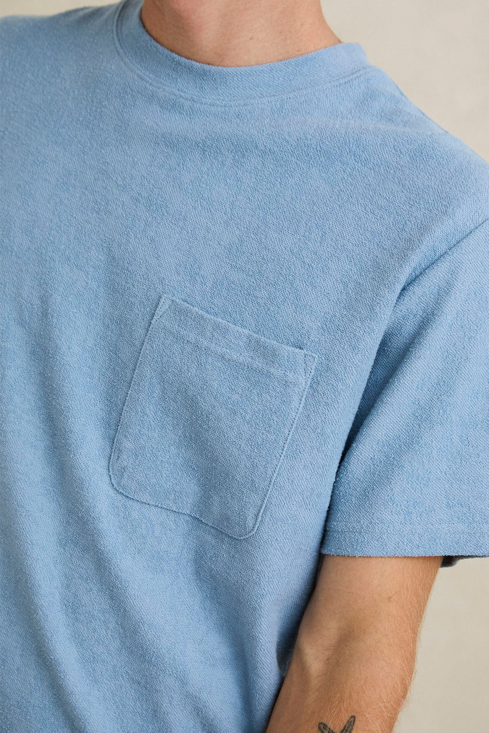 Rhythm M SS Vintage Terry Tee SLATE