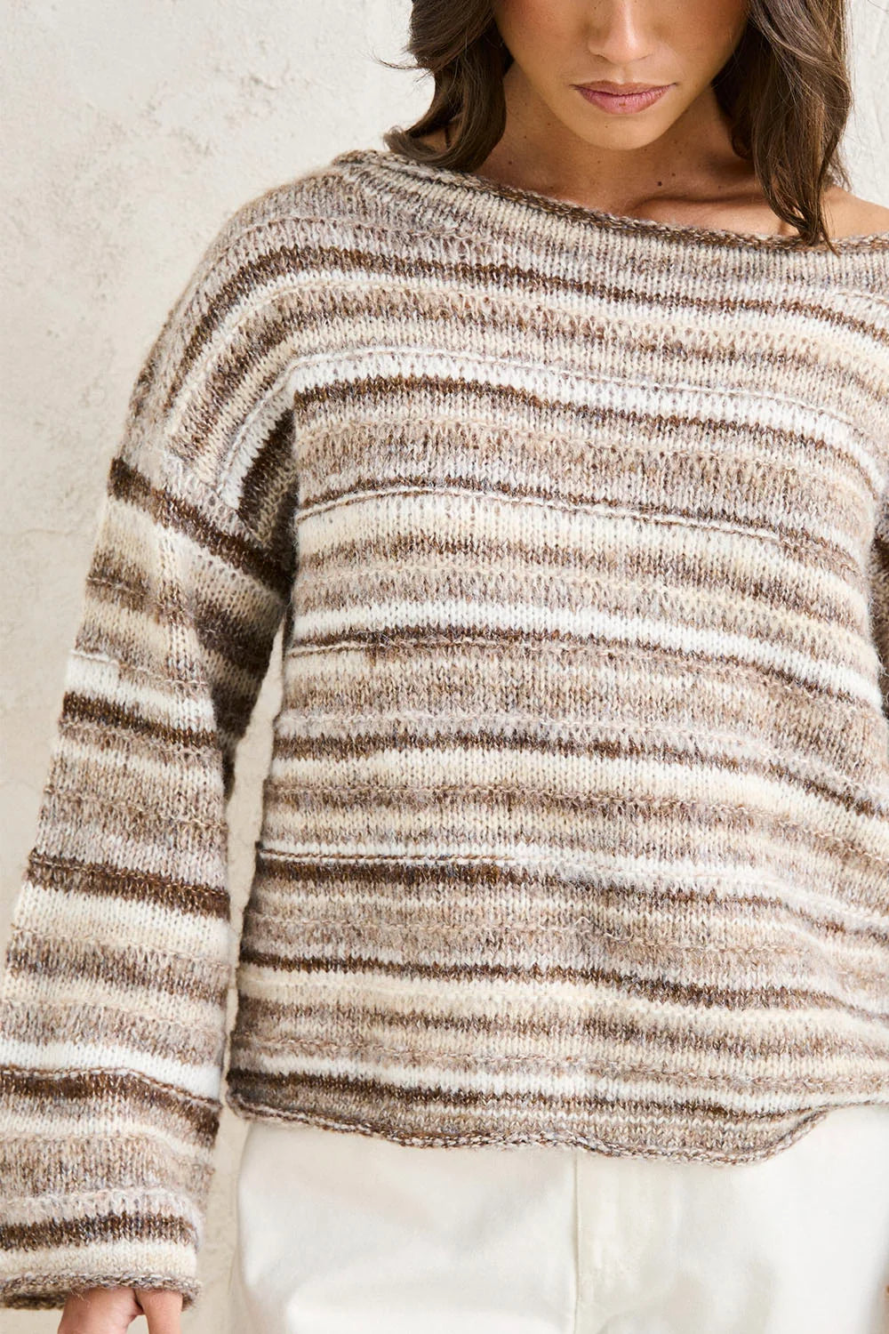 Rhythm W Baklava Knit Sweater SAND