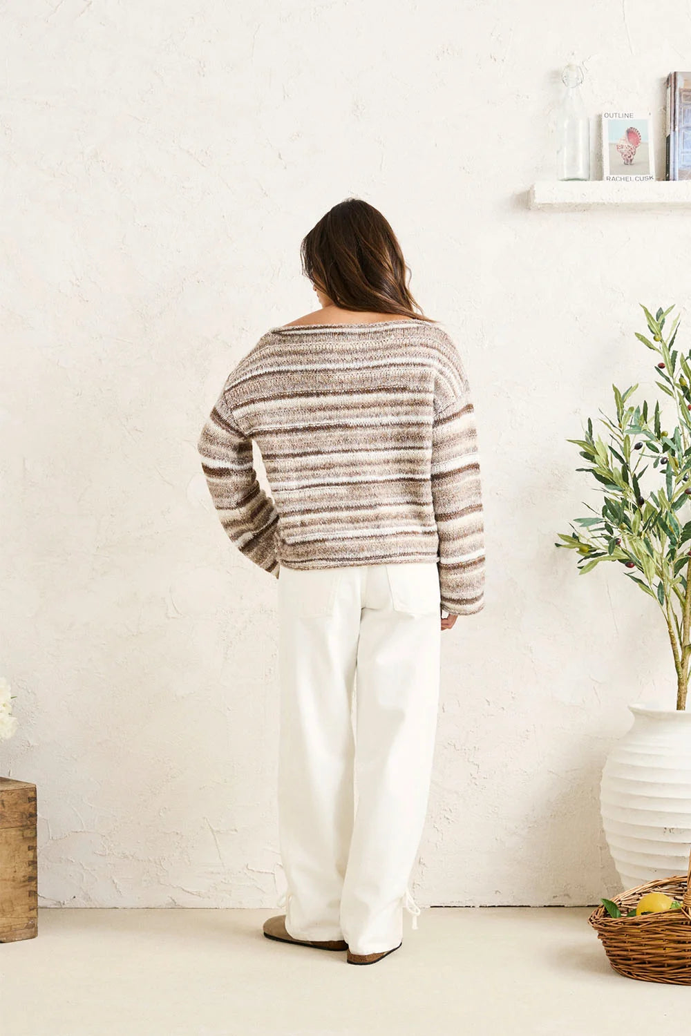 Rhythm W Baklava Knit Sweater SAND