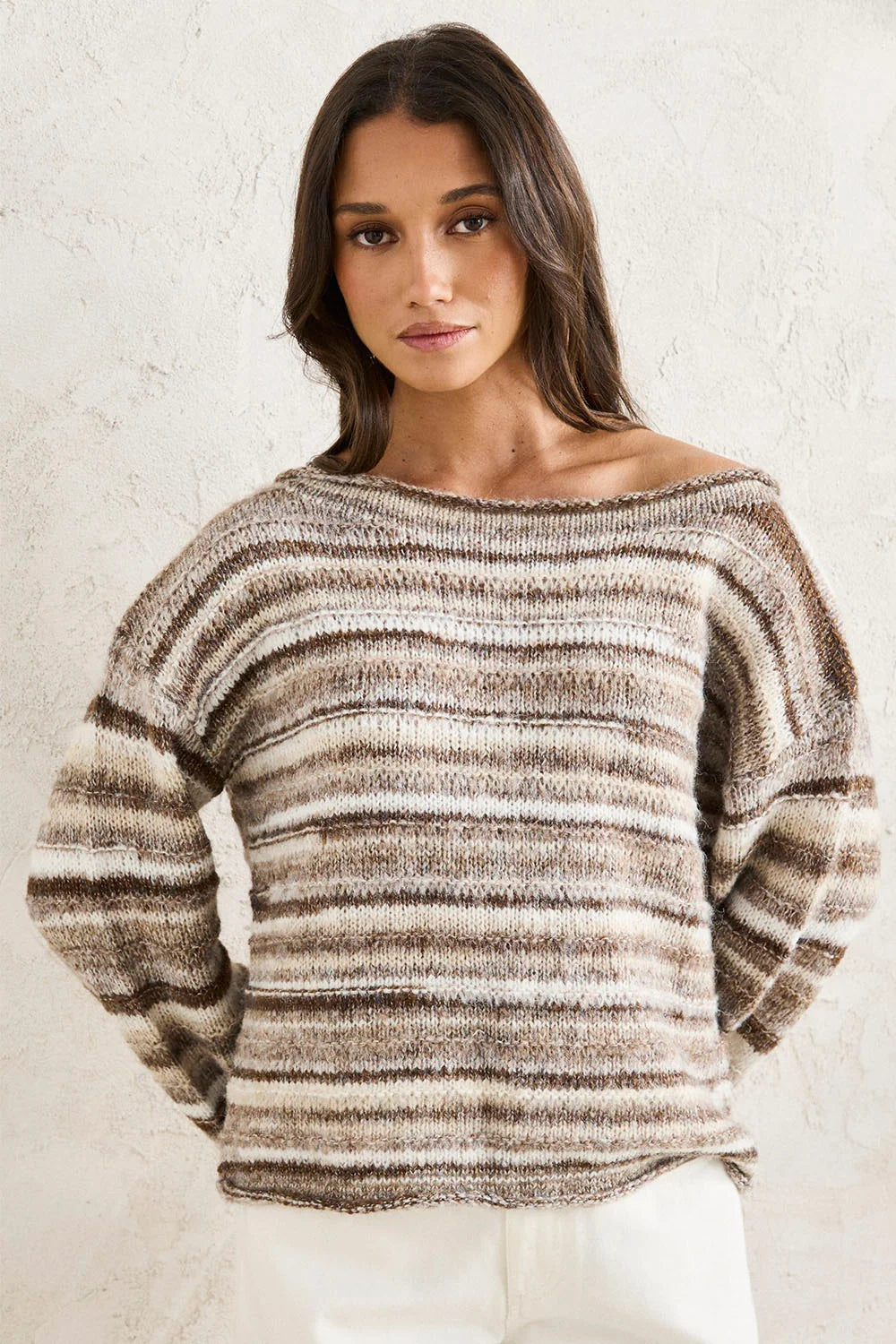 Rhythm W Baklava Knit Sweater SAND