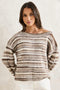 Rhythm W Baklava Knit Sweater SAND