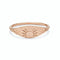 Pura Vida Engraved Sun Ring ROSE GOLD