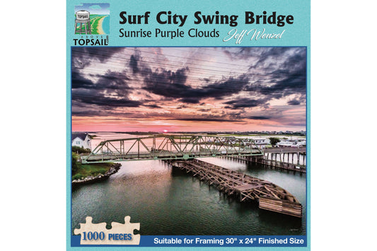 Above Topsail Surf City Swing Bridge Puzzle