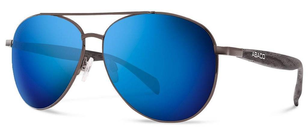 ABACO Burton GUNMETAL/DEEP BLUE MIRROR