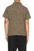 Rhythm M SS Texture Stripe Shirt NATURAL