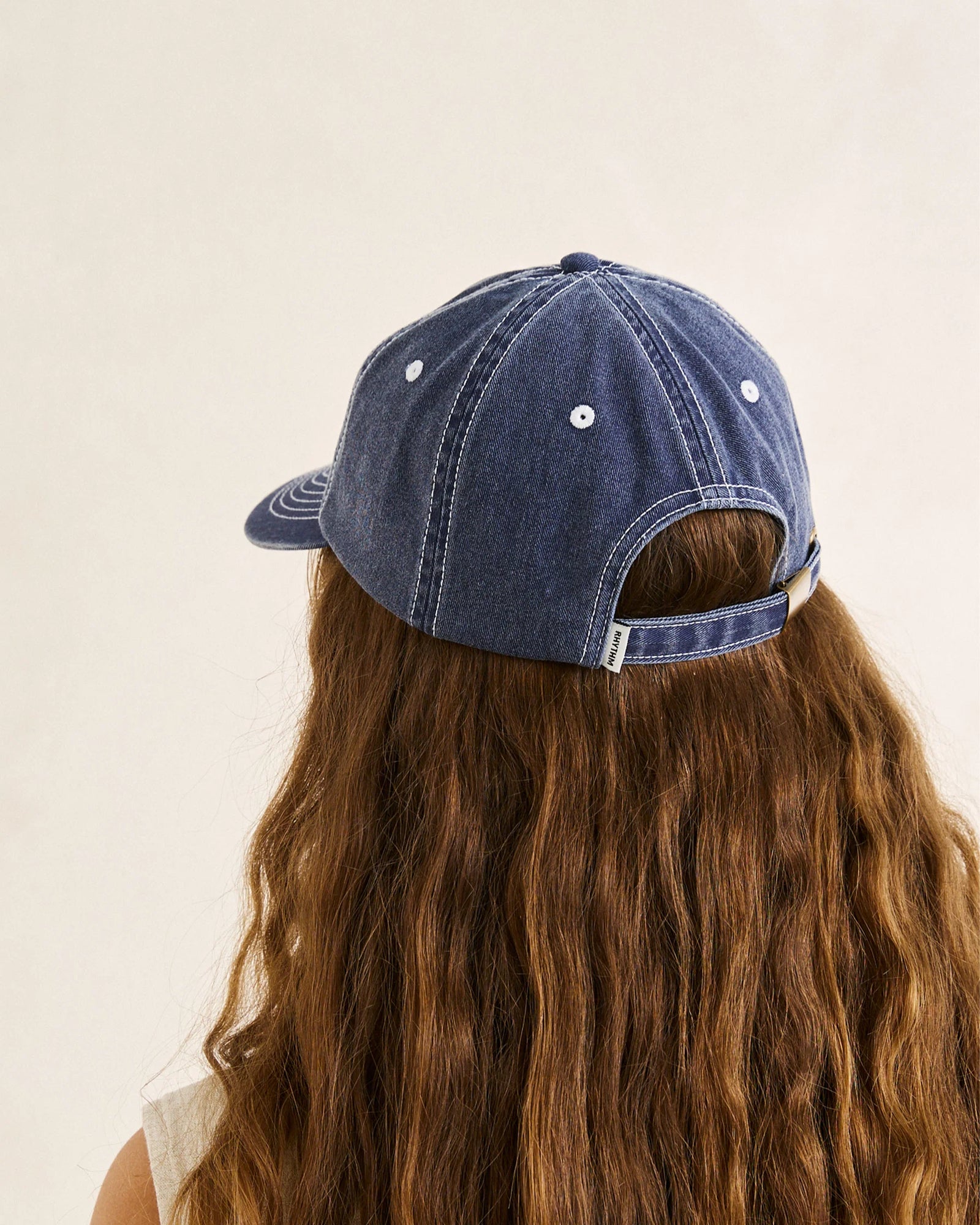 Rhythm Bayside Cap WASHED DARK BLUE