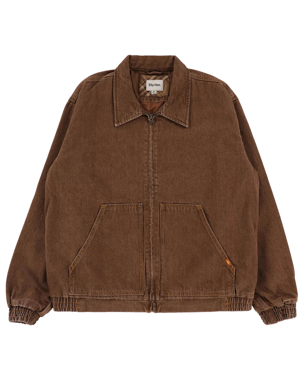 Rhythm M Sundowner Denim Jacket TOBACCO
