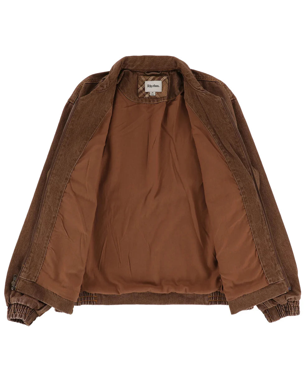 Rhythm M Sundowner Denim Jacket TOBACCO