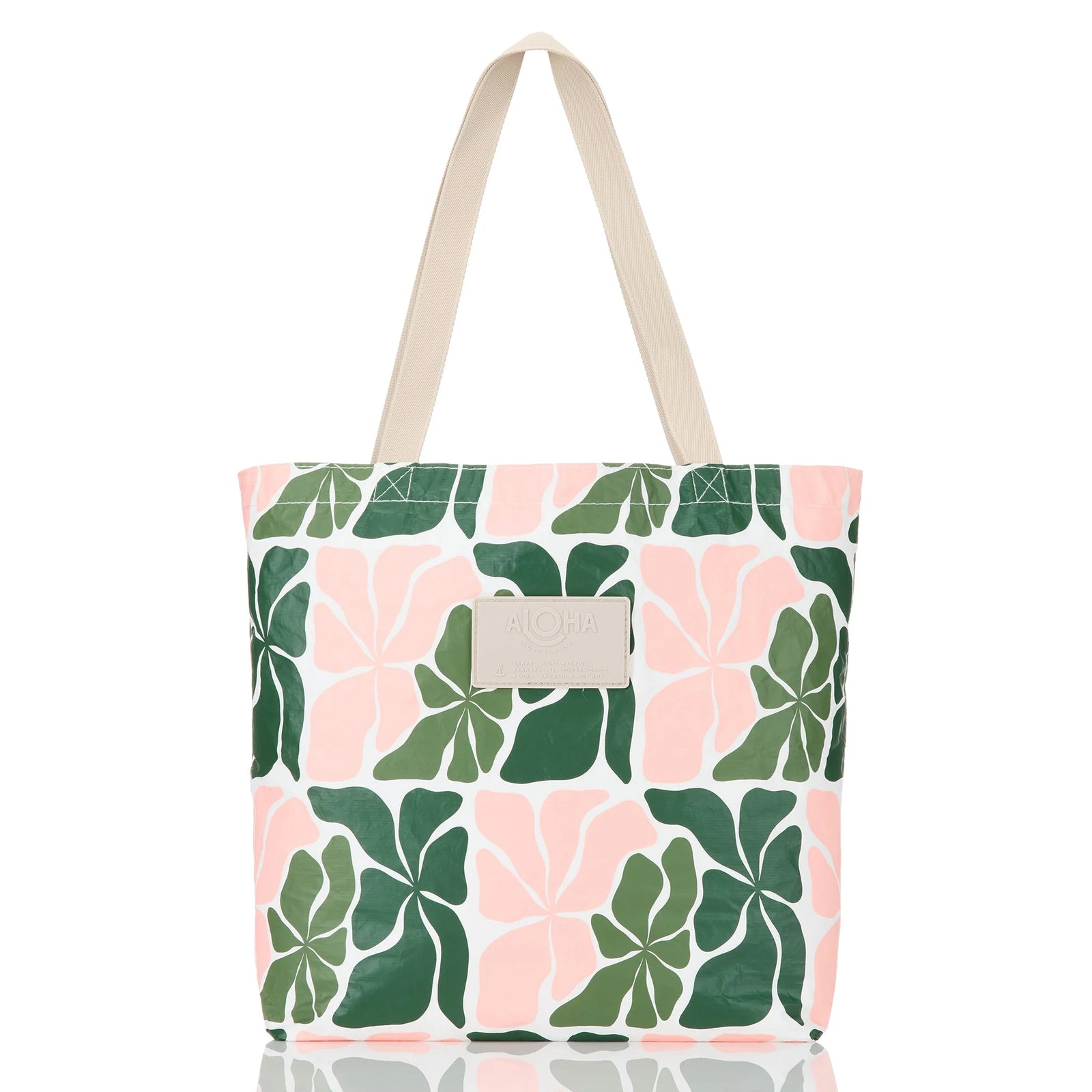 ALOHA Collection Wavy Reversible Tote VINEYARD