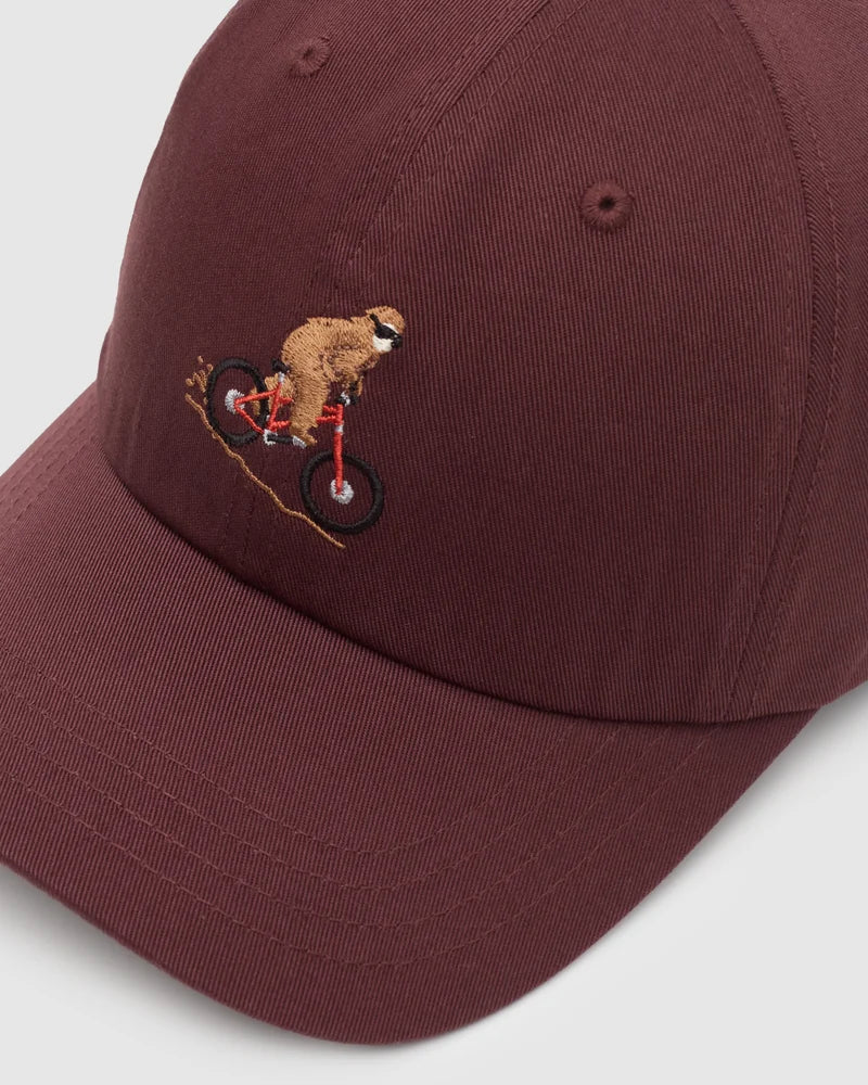 tentree Sasquatch Peak Hat RED CHESTNUT / MOUNTAIN BIKE
