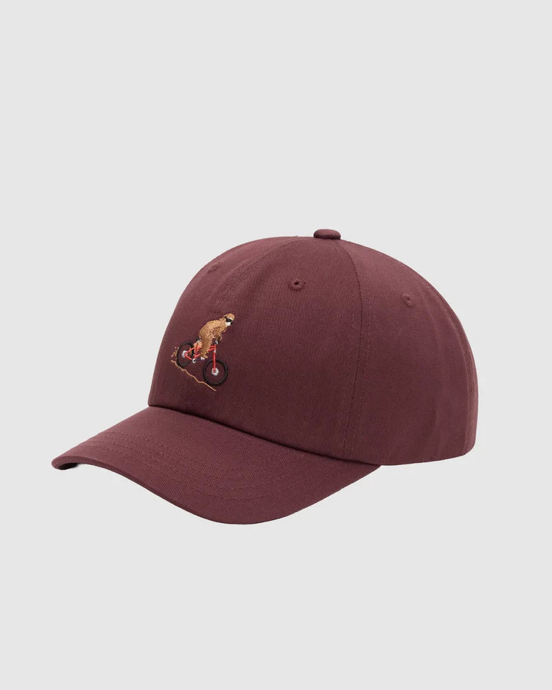tentree Sasquatch Peak Hat RED CHESTNUT / MOUNTAIN BIKE