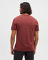 tentree M SS Sasquatch Tee COTTAGE RED / MOUNTAIN BIKE