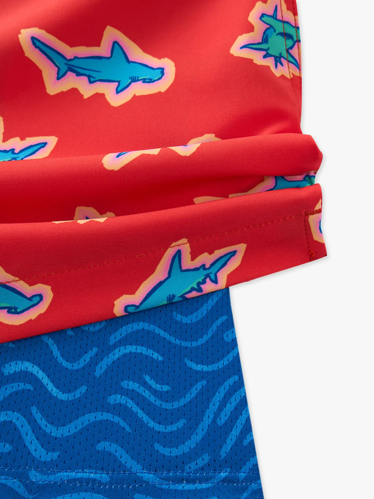 Chubbies Youth Lined Swim Trunk RED APEX SWIMMERS