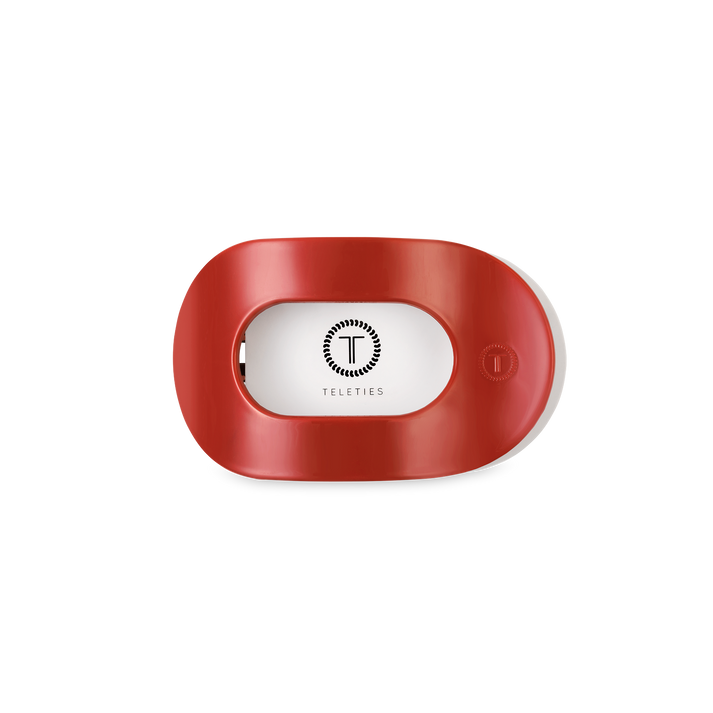 Teleties Small Round Flat Clip RED CARPET READY
