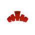 Teleties Classic Tiny Hair Clip RED CARPET READY