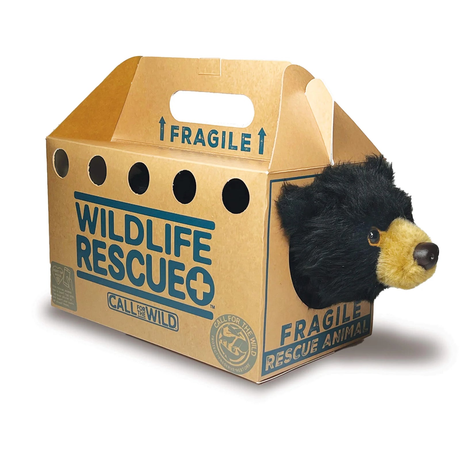 Ours noir en peluche de Call For The Wild Rescue