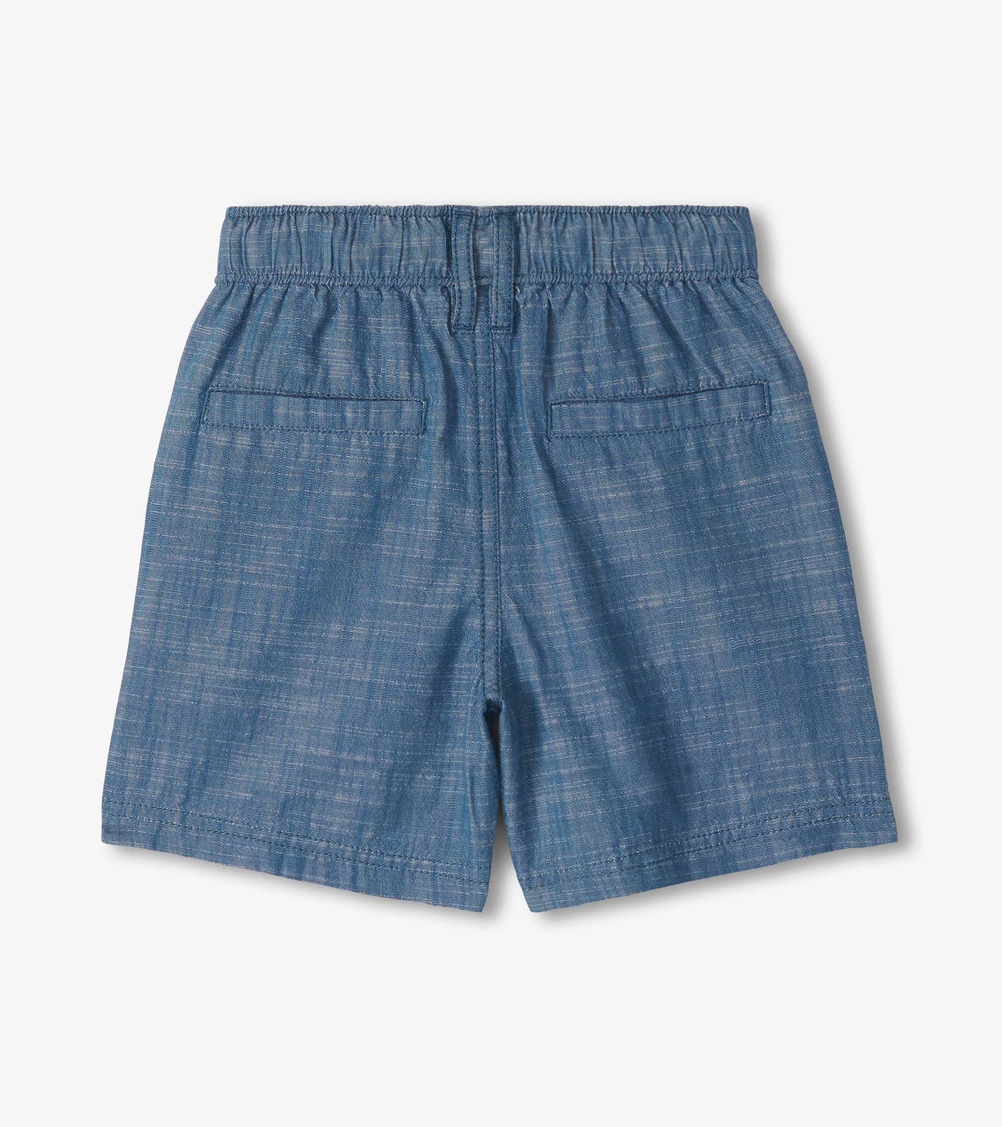Hatley Kids Indigo Chambray Woven Shorts BLUE
