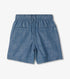 Hatley Kids Indigo Chambray Woven Shorts BLUE