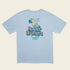 Howler Bros M SS Cotton Tee CHATTY BIRD DUSTY BLUE