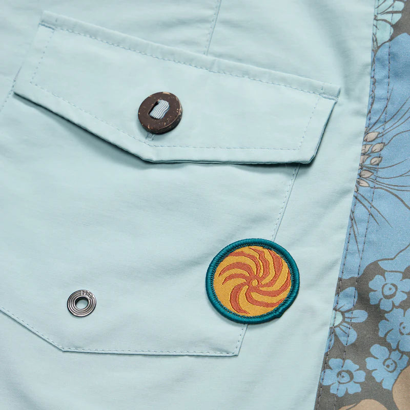 Howler Bros M Ensueno Boardshort FLOWER POWER POOL BLUE