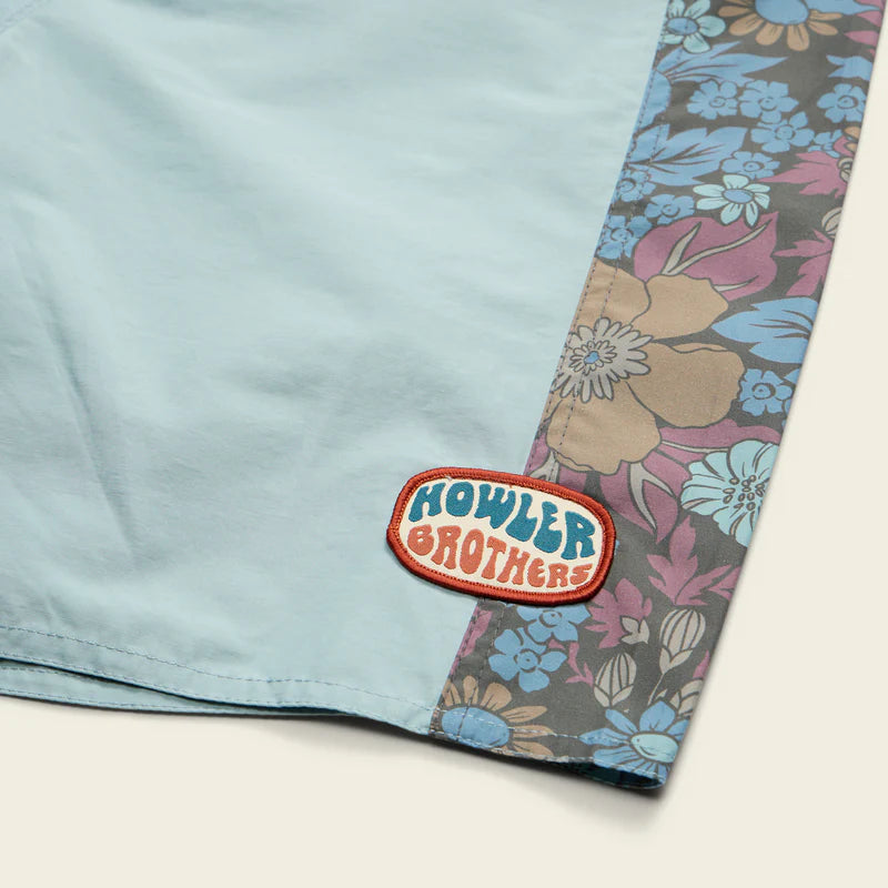 Howler Bros M Ensueno Boardshort FLOWER POWER POOL BLUE
