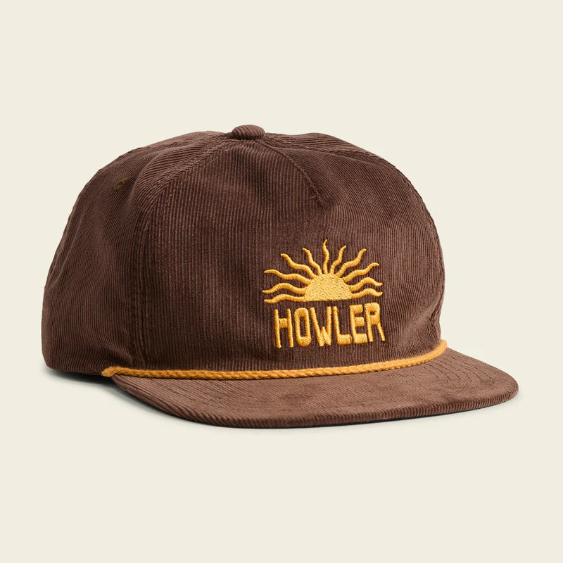 Howler Bros Unstructured Snapback EL SOL BROWN CORDUROY