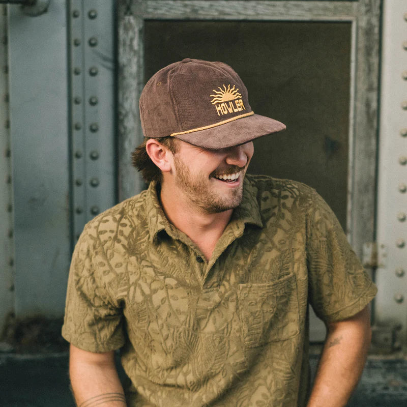 Howler Bros Unstructured Snapback EL SOL BROWN CORDUROY
