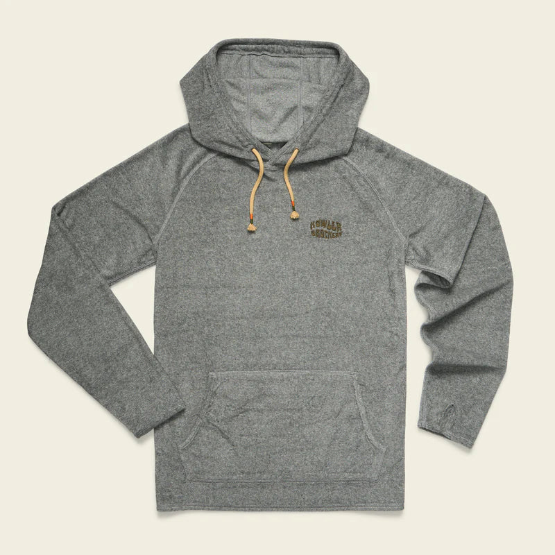 Howler Bros M Terry Cloth Hoodie GREY HEATHER