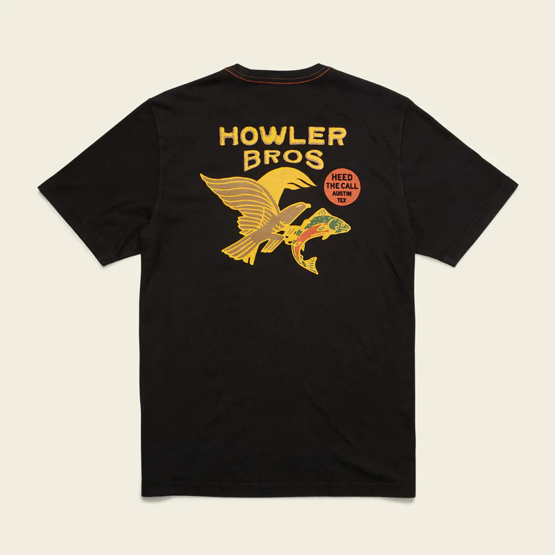 Howler Bros M SS Pocket Tee OSPREY PREY BLACK