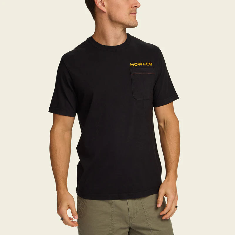 Howler Bros M SS Pocket Tee OSPREY PREY BLACK