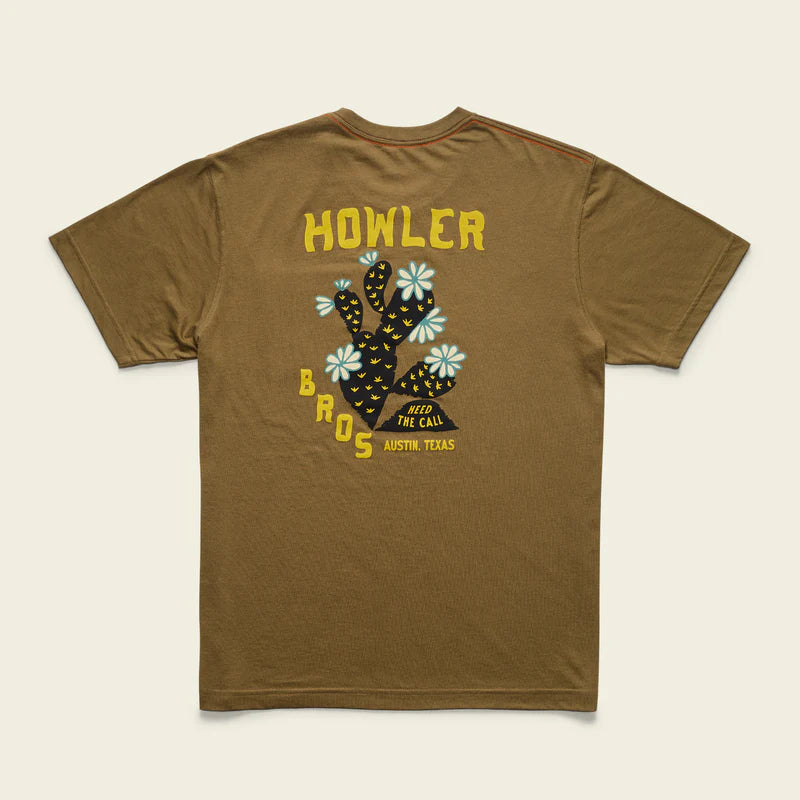 Howler Bros M SS Pocket Tee PRICKLY PEAR IVY GREEN