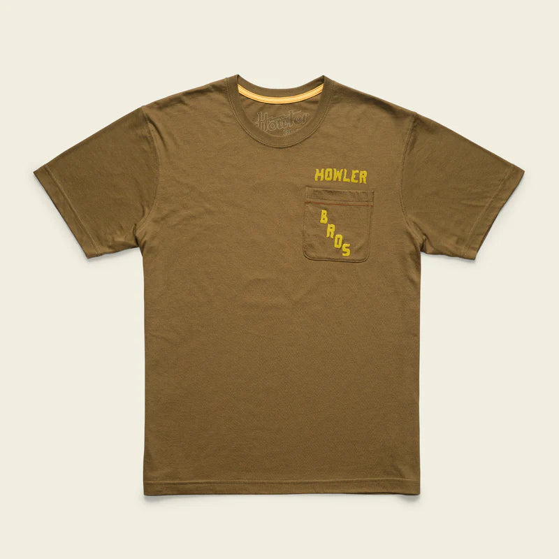 Howler Bros M SS Pocket Tee PRICKLY PEAR IVY GREEN