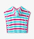 Hatley Kids Hooded Beach Stripes Cover Up WHITE