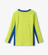 Hatley Kids LS Colorblock Rashguard LIME/BLUE