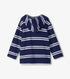 Hatley Kids Navy Stripes Towel Coverup PATRIOT BLUE