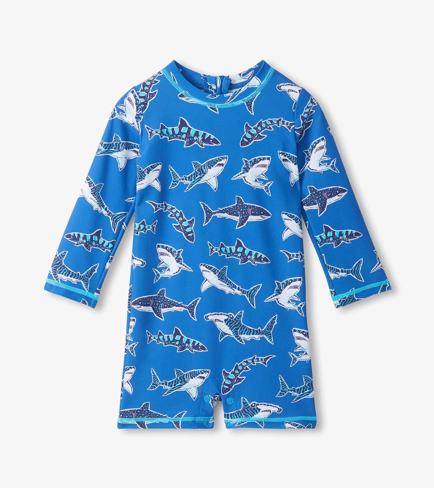 Hatley Baby Toddler Patterned Sharks One-Piece Rashguard DAPHNE