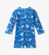 Hatley Baby Toddler Patterned Sharks One-Piece Rashguard DAPHNE
